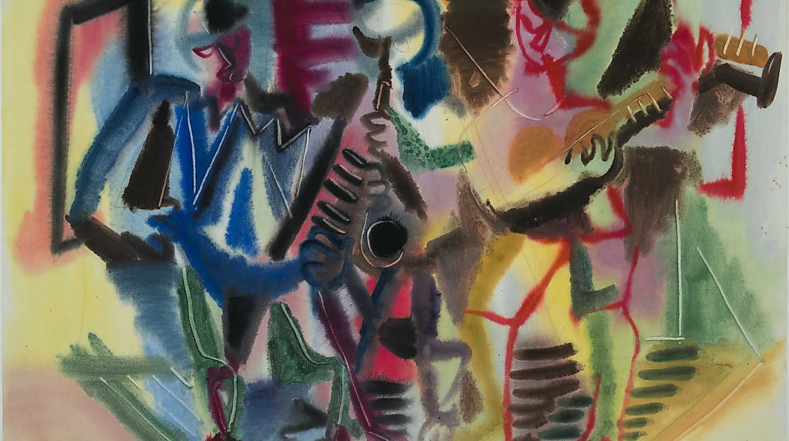 04 Eduard Bargheer, Musikanten, 1947-48, Eduard-Bargheer Nachlass, Foto Fotoarchiv Bargheer Museum 2