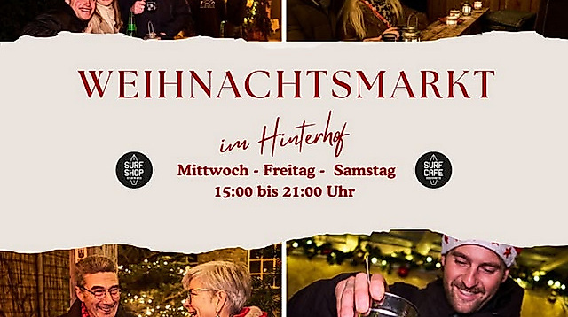Weihnachtsmarkt im Hinterhof
