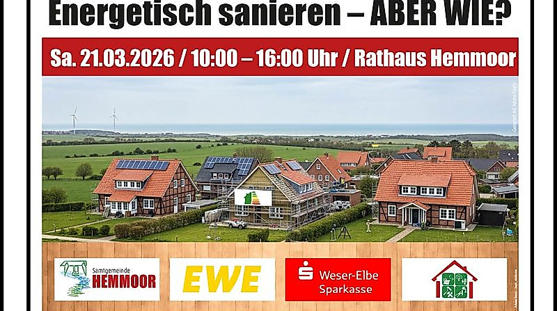 Energetisch sanieren – ABER WIE? - Info-Messe im Rathaus Hemmoor